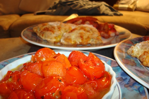 Soda Farls I: Roasted tomatoes, it's your time to shine!
