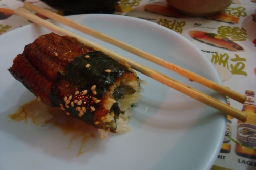 My beloved Unagi. Yet, I cannot finish half an eel. Well, maybe if I'd passed on the tempura.